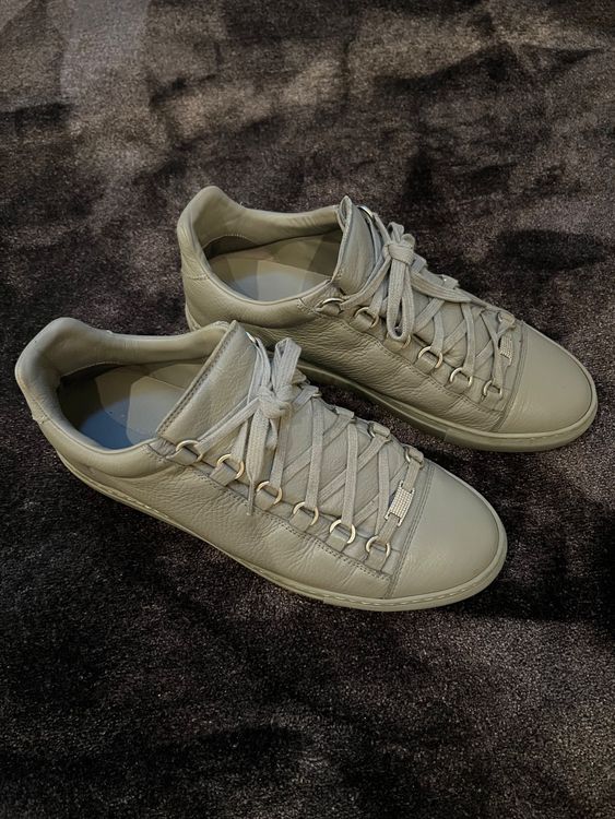 balenciaga arena low mens grey