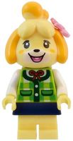 LEGO Animal Crossing ani003 Isabelle - Plaid Vest, Dark Blue
