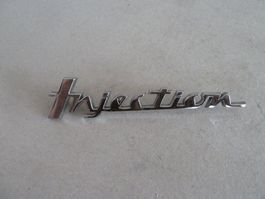 NOS Schriftzug / lettrage für / pour Peugeot "Injection"