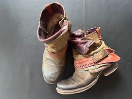 A.S. 98 Stiefel/Boots Gr. 38 Vintage Look Herbst Top!