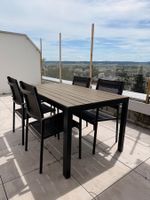 Gartentisch Alu inkl. 4 Stühle / Top Zustand / B90xL150xH75