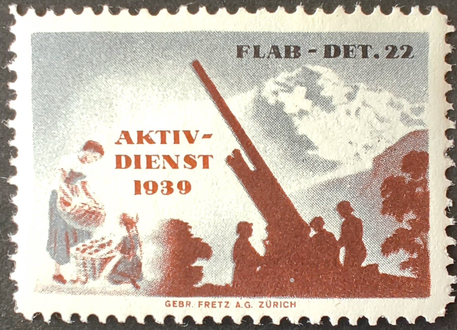 Tous les timbres: Flab Det 22, 2.WK, Wi Flab 8 – D'occasion à Niederuzwil par LichtPhil