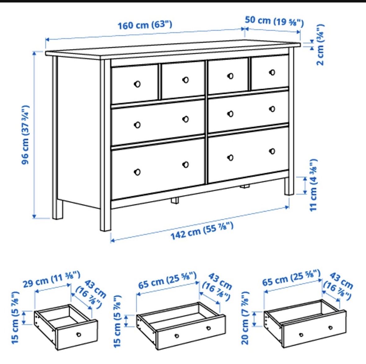 Ikea Kommoden: Hemnes Kommode mit Glasplatte – Neu (gemäss Beschreibung) aus Bern von sof_ng9n 2