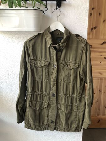 TOPSHOP Utility Jacke Hemd khaki olive 36
