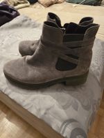 Gabor Stiefeletten, Grau Wildleder, Grösse 36,5 - Top Herbst