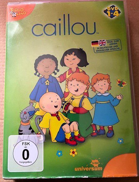 Tutti i DVDs: caillou Kinder DVD 1-4 frei ab 0 – Usato da Lutzenberg venduto da Pinschi01