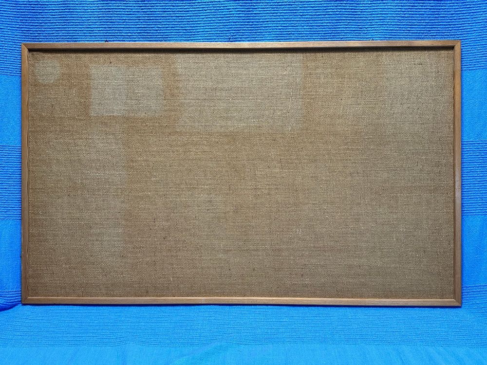 SOFE Pinnwand Aus Leinen Mit Holzrahmen – Weiß, Ca. 36 X 83 Cm