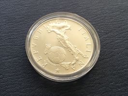 ITALIA *** 500 Lire Silbermünze Mondiale Messico 1986 unz.