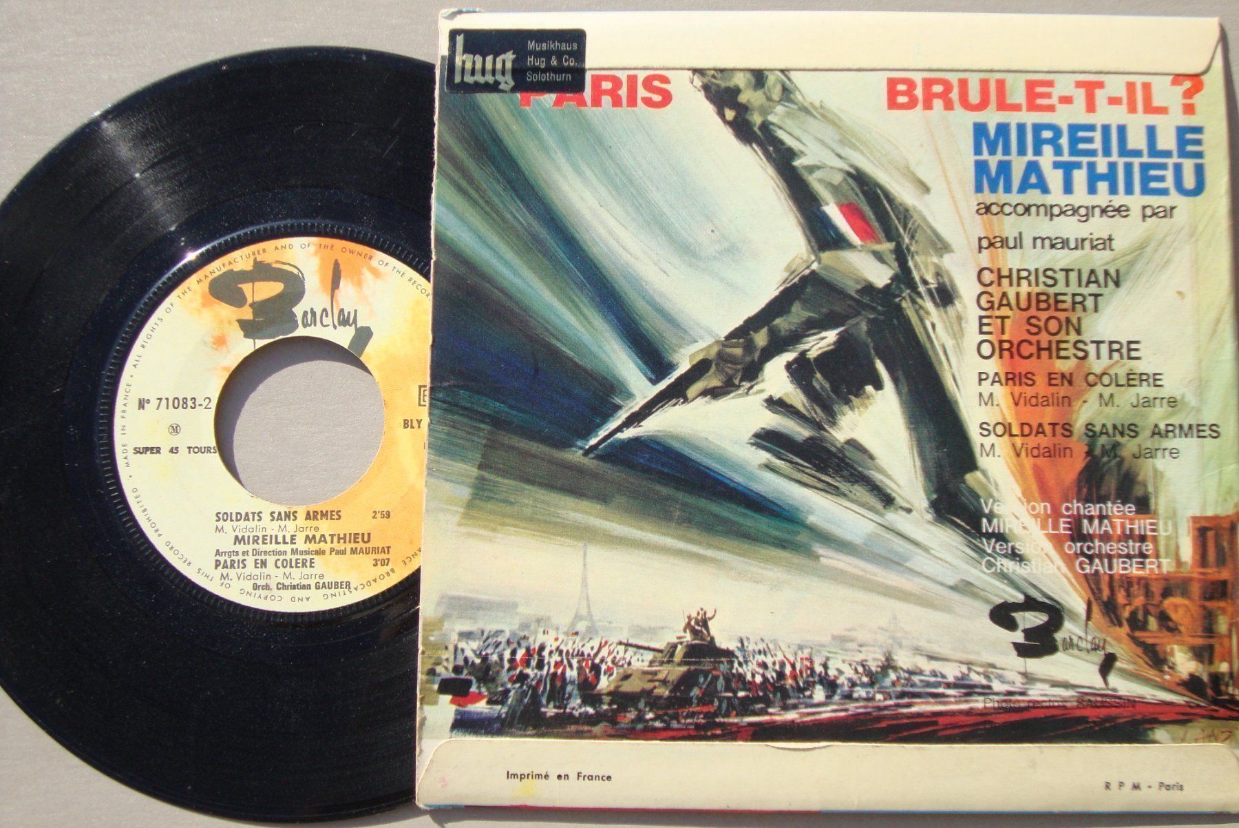 Dischi in vinile: MIREILLE MATHIEU - PARIS BRULE-T-IL?  EP – Usato da Bern venduto da Uli_10_11 1