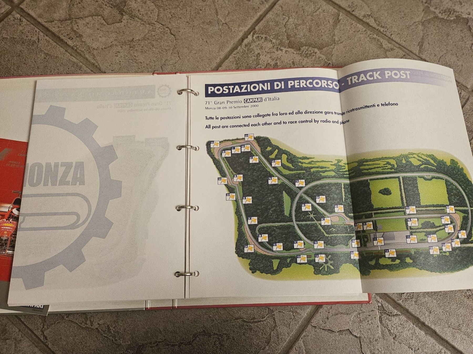 Dokumente: Formula one  - Formel 1 - 71. GP Monza im 2000 – Neu (gemäss Beschreibung) aus Kollbrunn von equipe-bachofner.ch 6