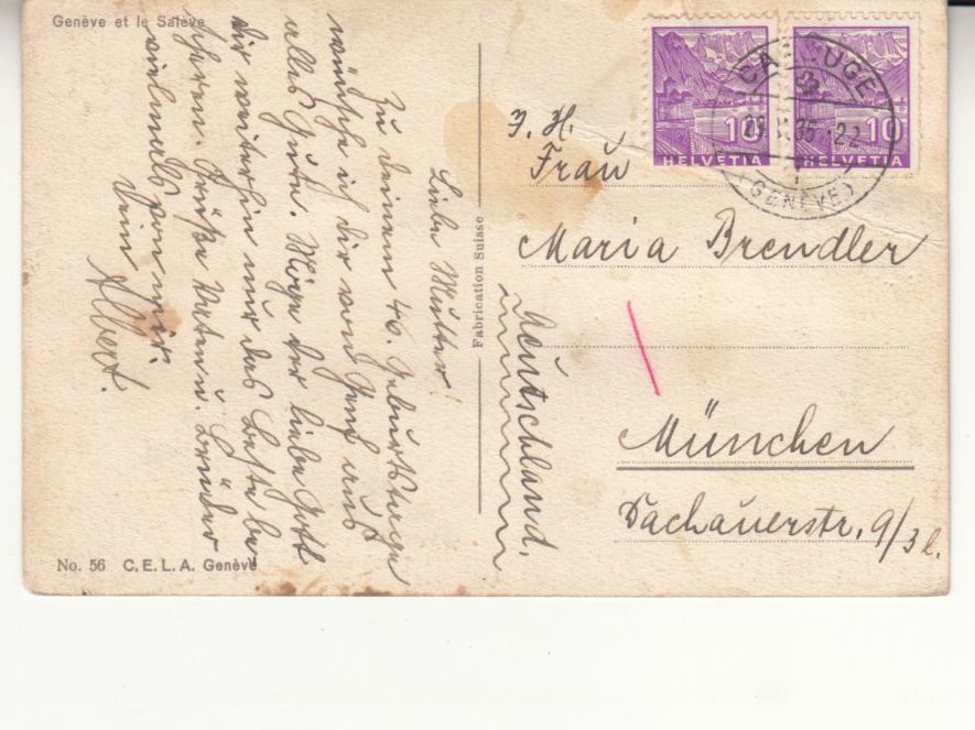 Cartes postales: Genève 1935 – D'occasion à Bürglen TG par StampGraf 1