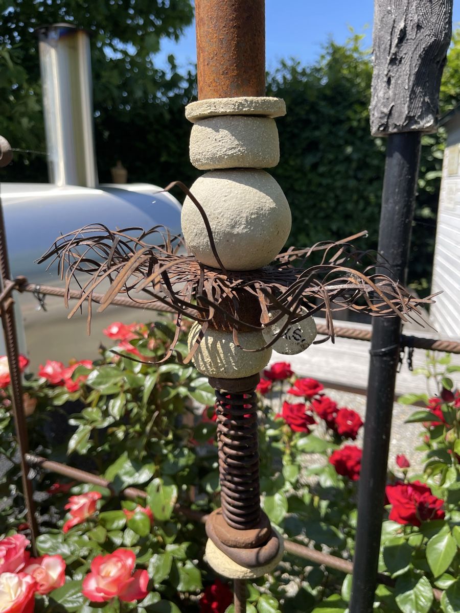Skulpturen & Statuen: Gartenstele Kunsthandwerk – Neu (gemäss Beschreibung) aus Weingarten-Kalth von 53solti 6