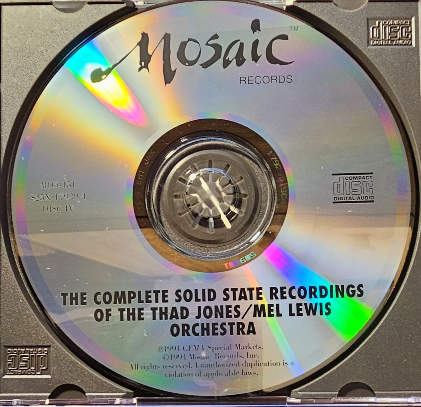 CDs: The Thad Jones/Mel Lewis Orchestra -The Complete Solid State – D'occasion à Wahlen b. Laufen par Cg10 9