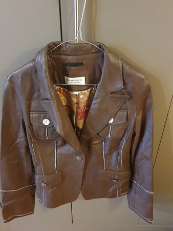 Lederjacke Leather Sound braun Grösse 38 neuwertig