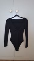 Black bodysuit, long sleeve, size S
