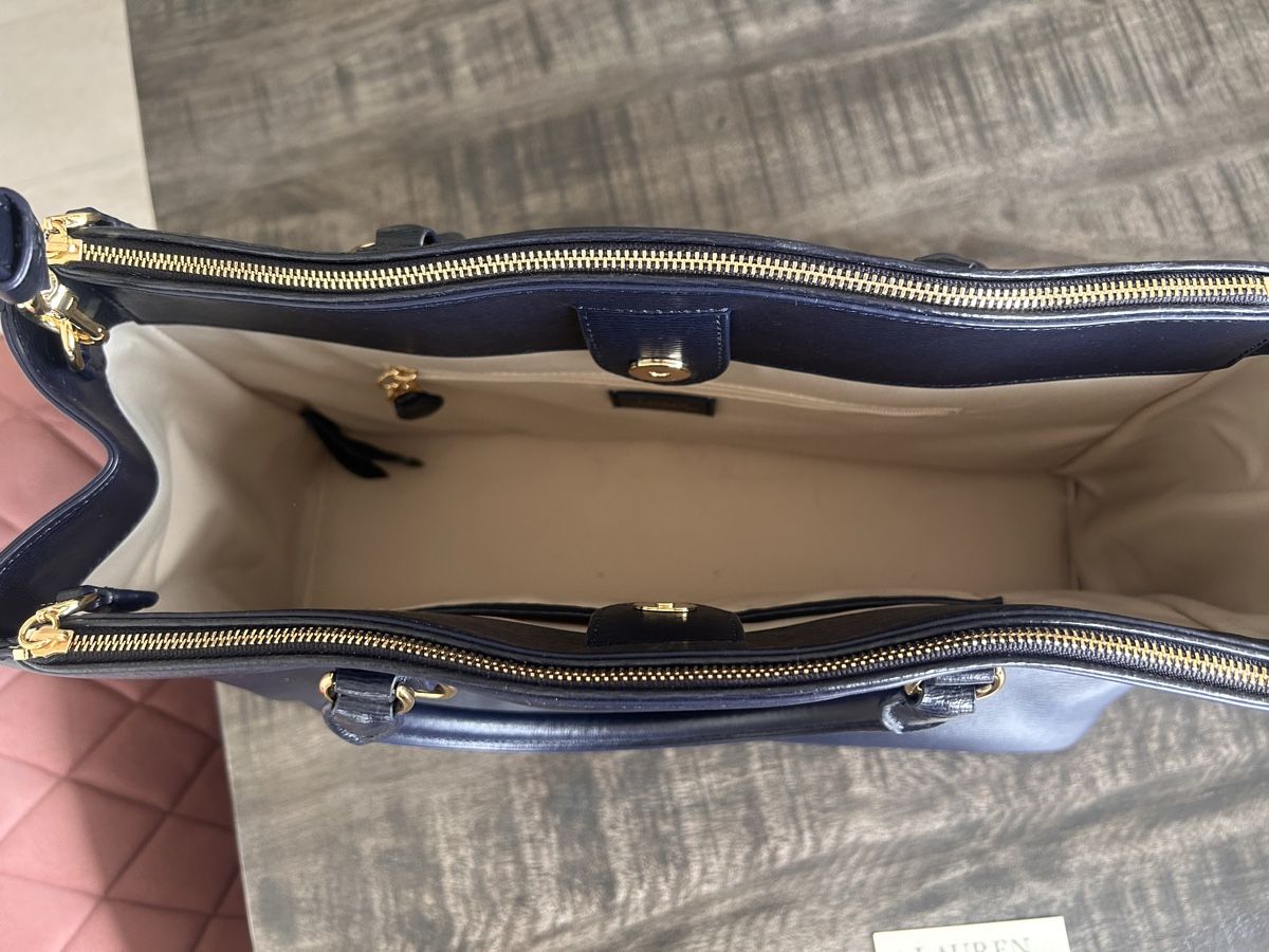 Ralph Lauren Borse da donna: Ralph Lauren Ledertasche navy blue – Nuovo (secondo la descrizione) da Muttenz venduto da Jan.iglan 3