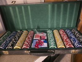 Pokerkoffer "Arrow for professionals" (ca. 500 Chips)