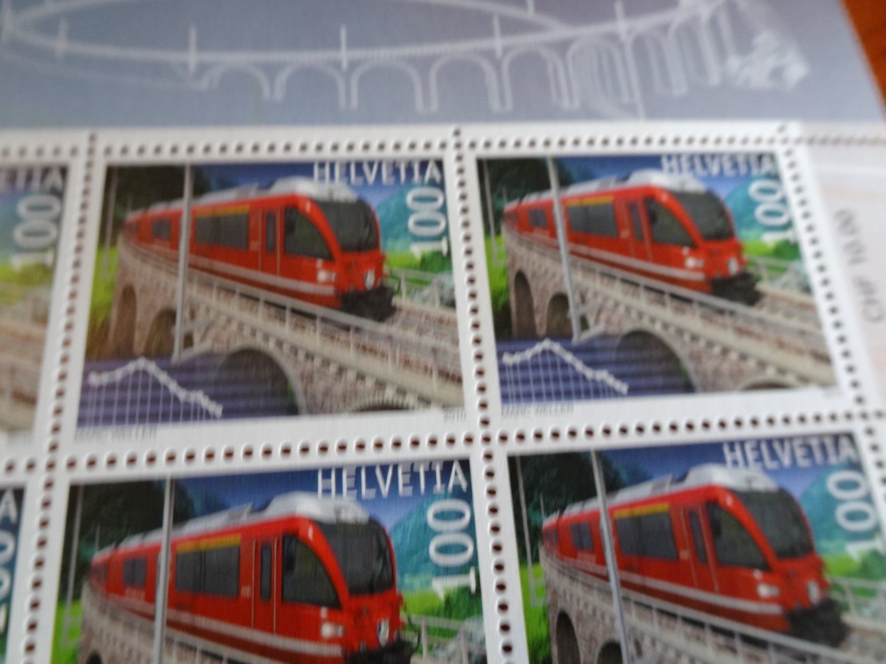 Alle Briefmarken: 2010KLEINBOGEN POSTFRISCH BERNINALINIE – Neu (gemäss Beschreibung) aus Eschenbach SG von eDaisy 1