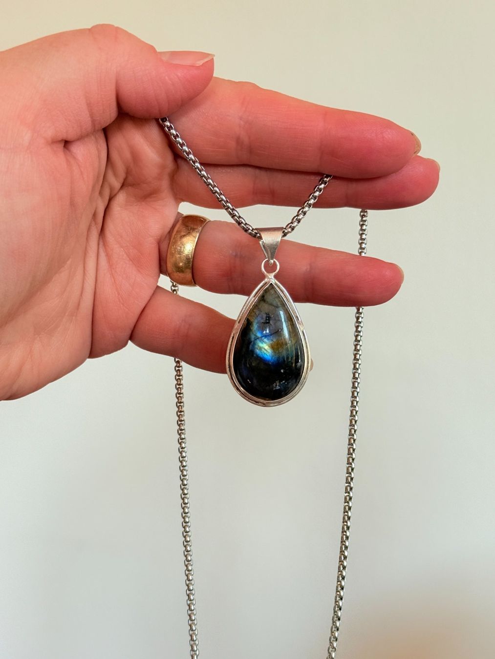 Catenine: Collier Labradorite - Bijou Élégant, Neuf! – Nuovo e nell'imballaggio originale da Genève venduto da AGBERG 9