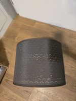 Lampenschirm schwarz und gold