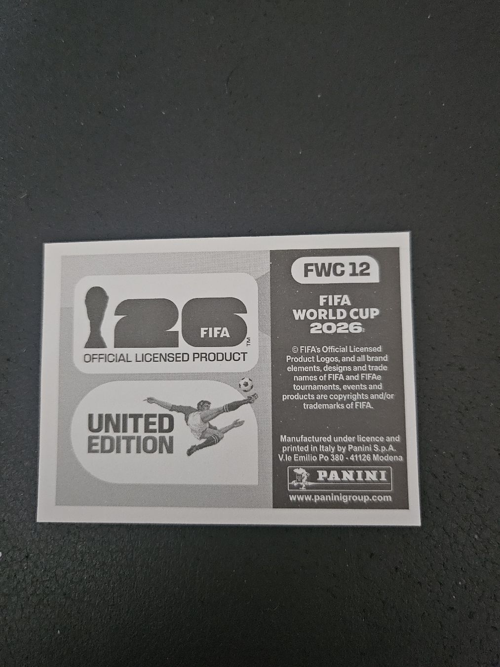 Panini Cartes à collectionner: panini FWC 12 – Neuf (Voir description) à Croy par sylvie1350 1