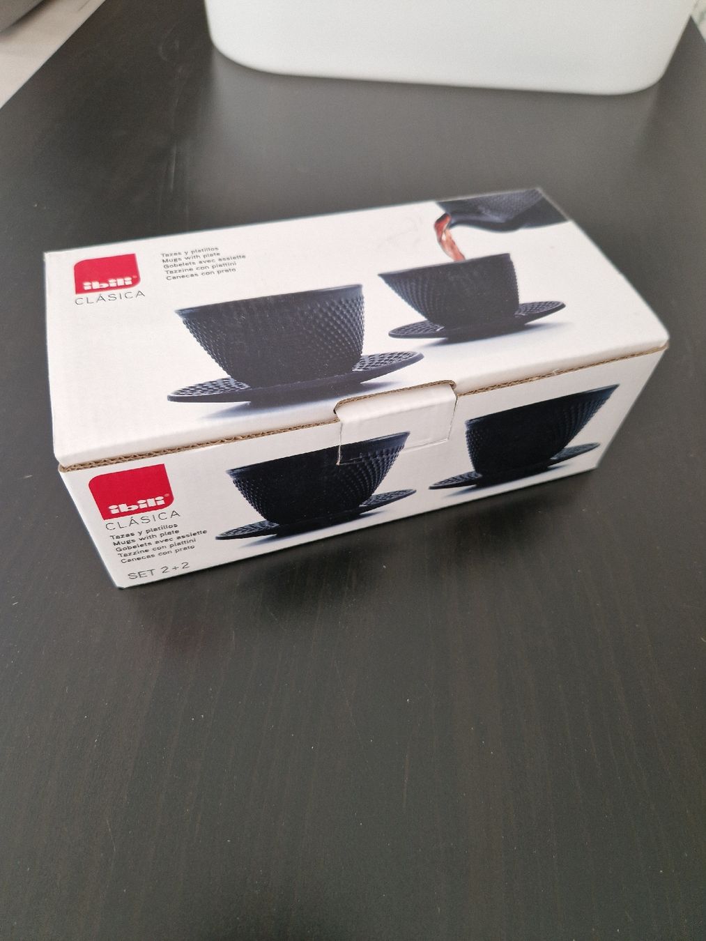 Tazze: Tassen mit Unterteller 2er Set neu – Nuovo e nell'imballaggio originale da Turbenthal venduto da Vieirag 2