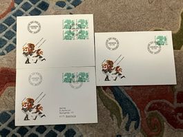 CH FDC 3 Stück 1982