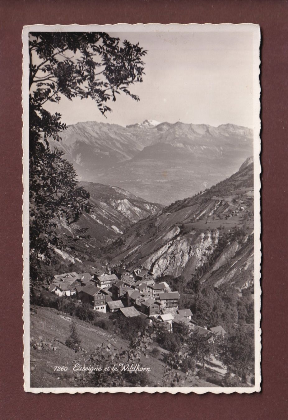 Cartoline postali: EUSEIGNE - Wildhorn // pli d'angle // – Usato da Pully venduto da nicecards