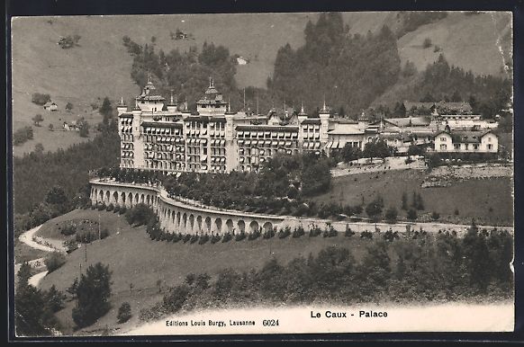 Cartoline postali: AK Caux, Palace Hotel, 1907 – Usato da Berlin venduto da bartko-reher
