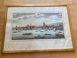 Historische Ansicht Zürich  gerahmt