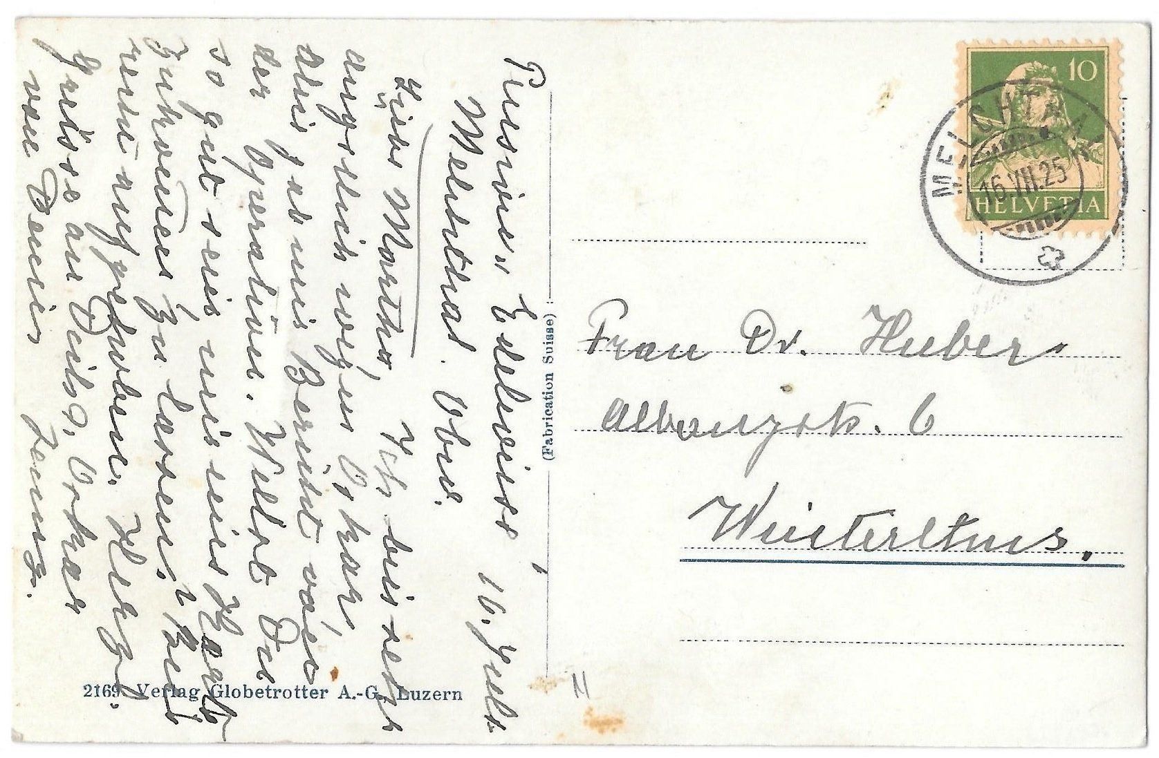 Cartoline postali: Melchtal Teilansicht – Usato da Olten venduto da clotaldi 1