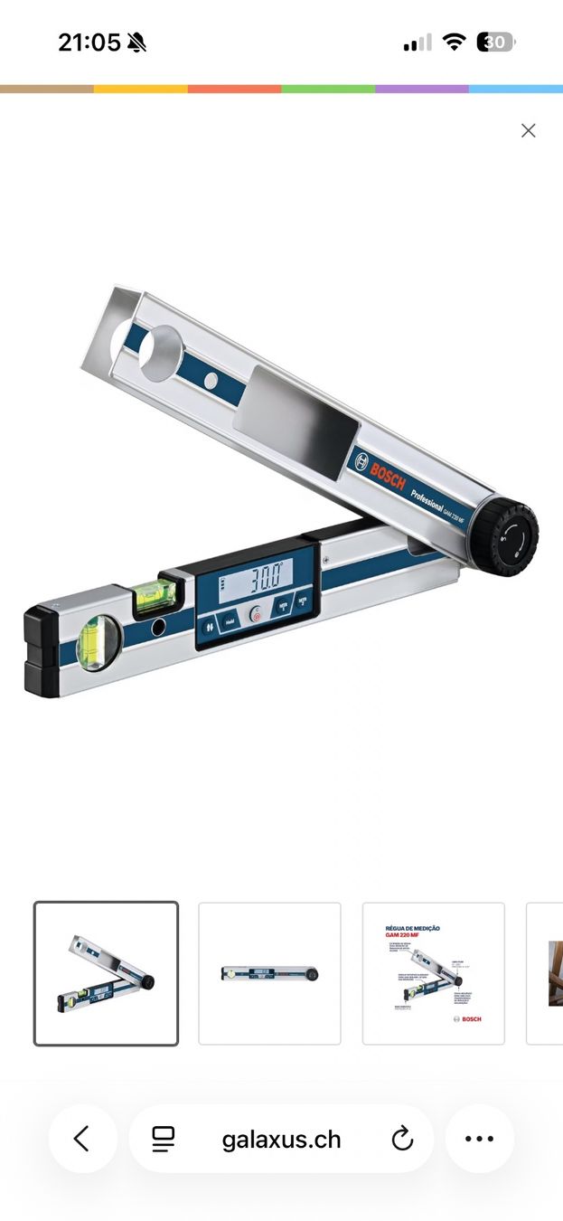 Bosch Misurare: Bosch mesureur d’angle GAM 220MF – Usato da Port venduto da opelastrafgsi86