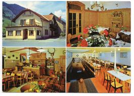 2 x AK ZERNEZ Hotel zum Bahnhof - Kegelbahn - Auto