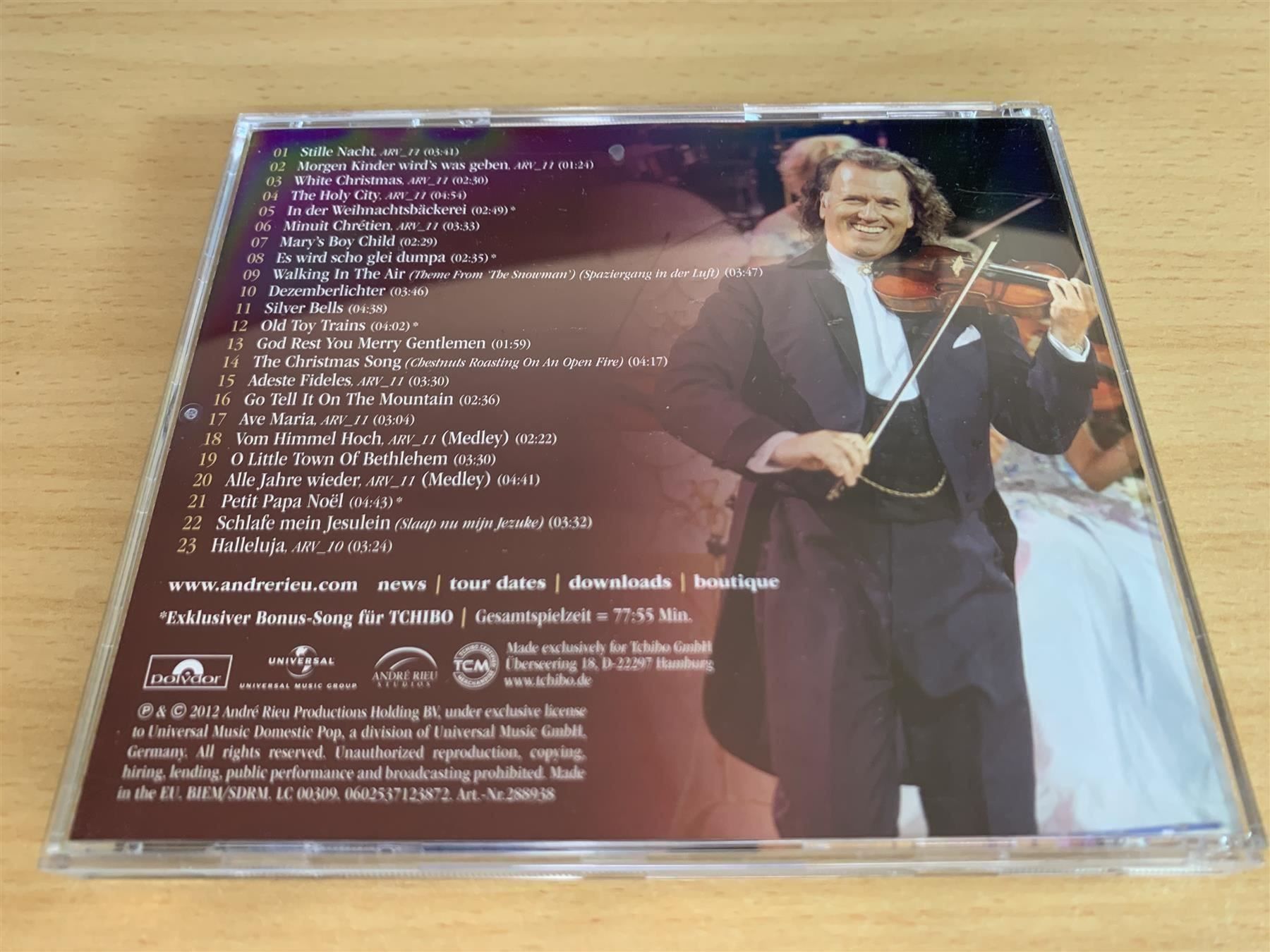 CD: Andre Rieu - Weihnachten bin ich zu Haus – Usato da Rikon im Tösstal venduto da Alpenmutz 1