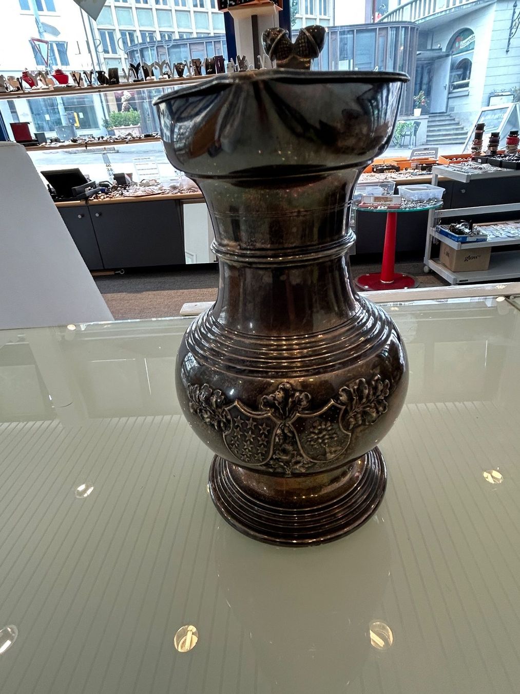Jezler Sonstiges zum Sammeln & Seltenes: 1 mal 800er Silber Schützen becher 1903 – Gebraucht aus herisau von hb_gold 1