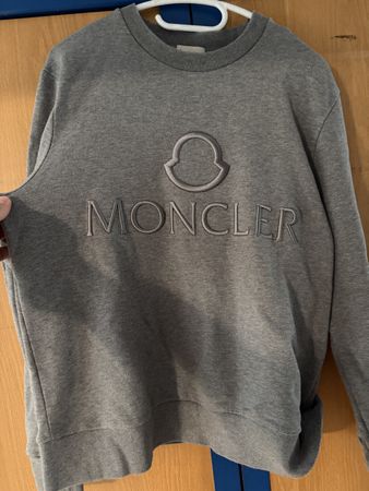 Pullover Moncler grau Logo Grösse M/L