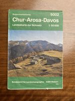Chur-Arosa-Davos Wanderkarte Schweiz 1:50000