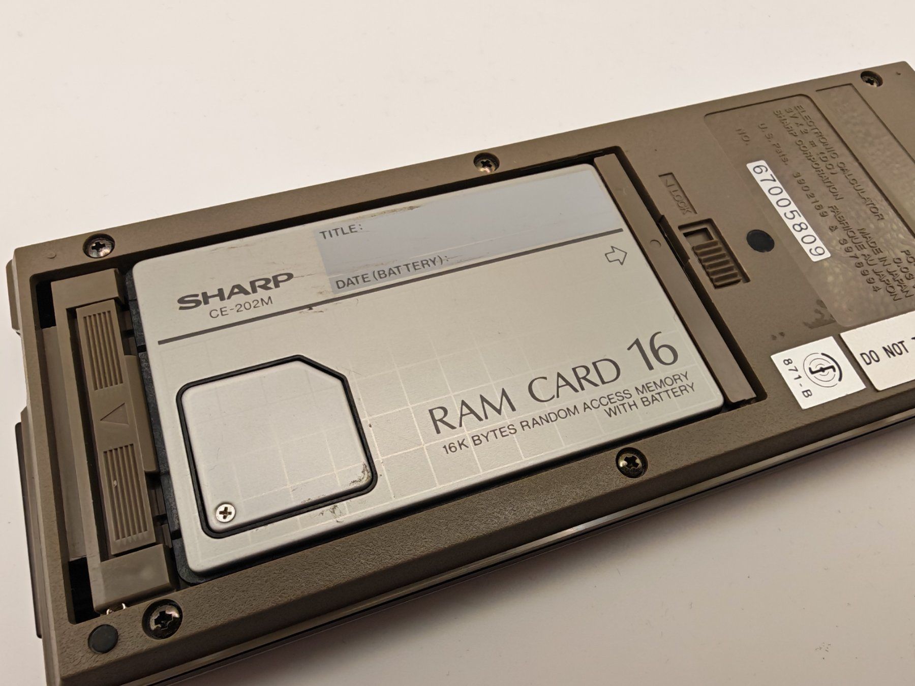 Sharp Calcolatrici tascabili: Sharp Pocket Computer PC-1350 – Usato da Thun venduto da Kankii 6