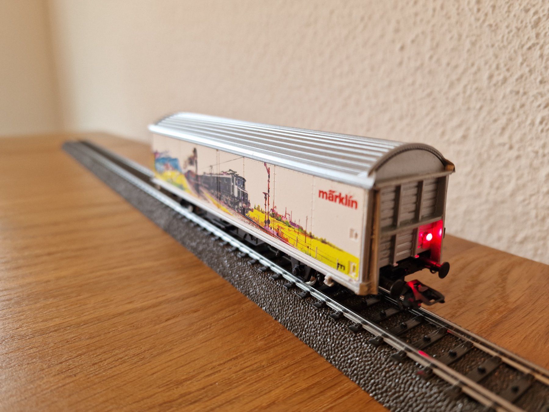 Märklin Modellini di ferrovie: Märklin Sonderwagen mit Blinklicht – Usato da Matten b. Interlaken venduto da lor_hr9w 3