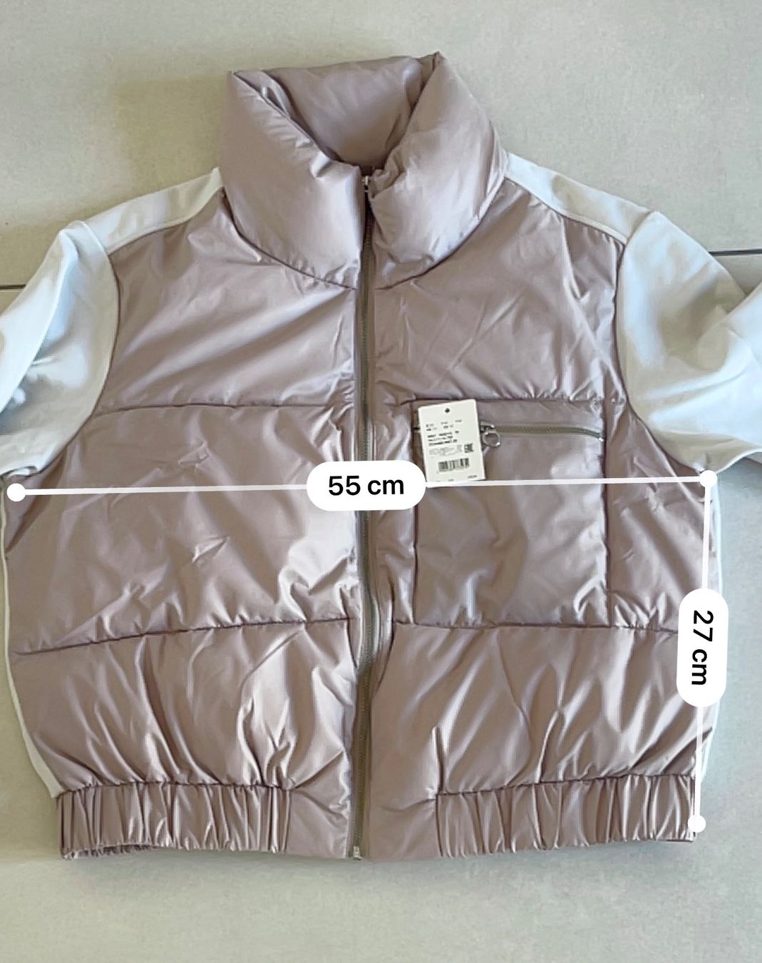S.Oliver Giacche: Leichte Stepp-Jacke im Farb-,Materialmix, S.Oliver, G 40 – Nuovo e nell'imballaggio originale da Wangen b. Olten venduto da VeraHa 1