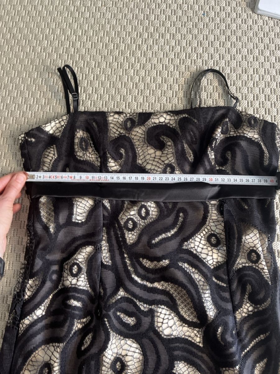Vestiti: Kleid schwarz-gold, Spitze, 40 – Usato da Solothurn venduto da Bobesch08 7