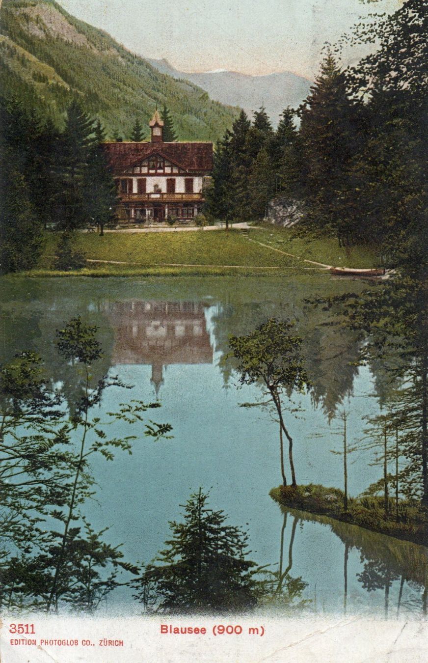 Ansichtskarten: Blausee (900 m.) – Gebraucht aus Melano von pisonsdro