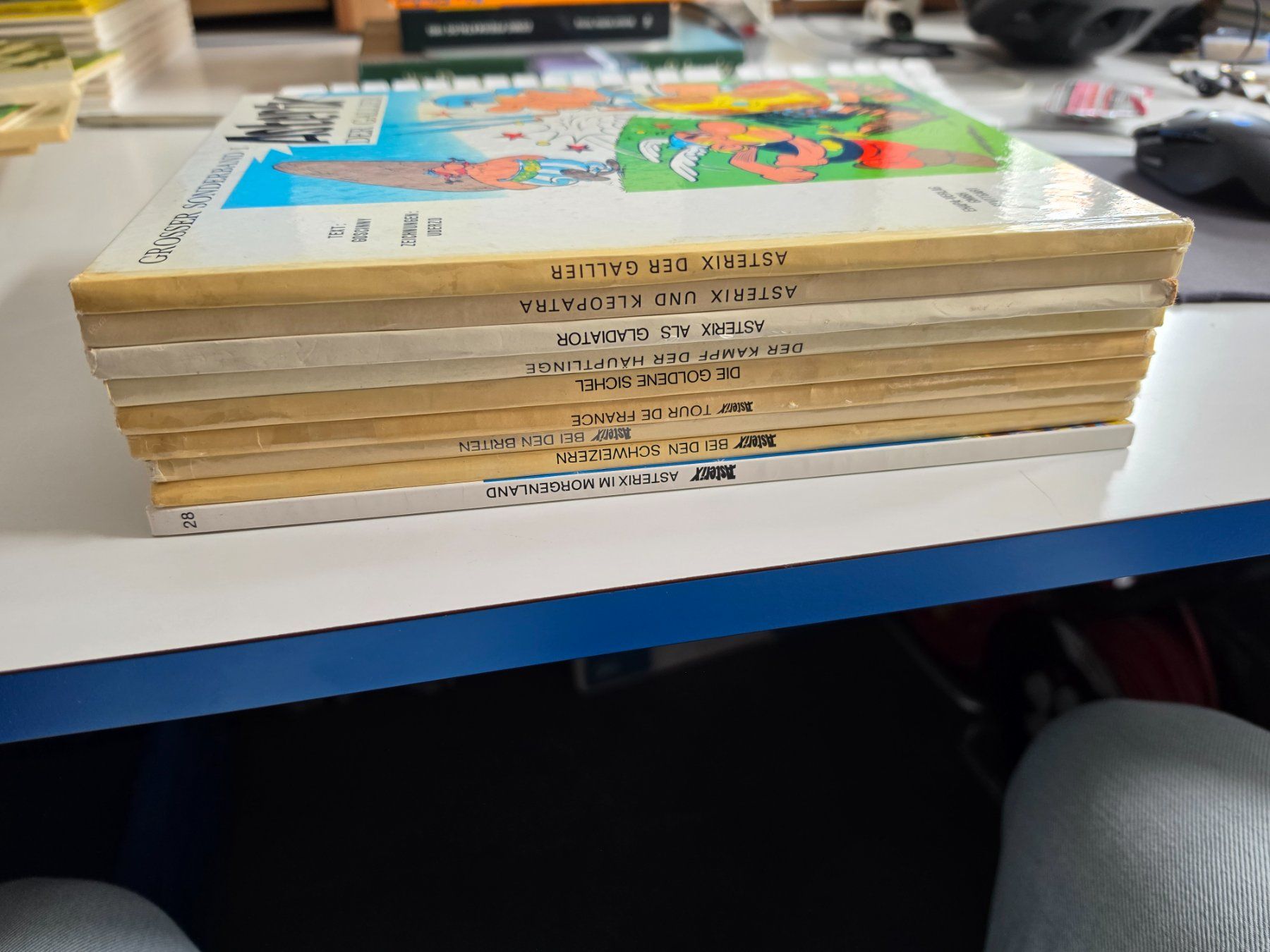 Fumetti: Asterix Sammlung, 9Stk., øZ1-2 – Usato da Winterthur venduto da Bratwurstbrater 1
