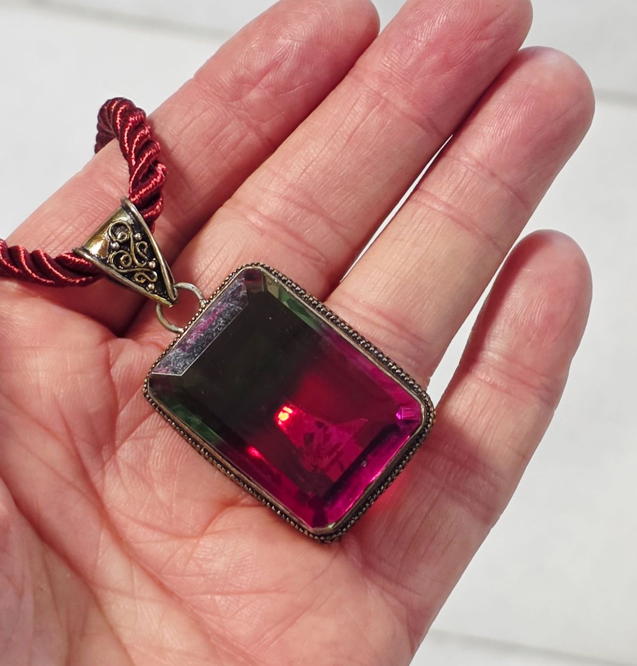 Anhänger: Kette mit Anhänger Stein 925 Silber Neu – Neu (gemäss Beschreibung) aus Zürich von ben_mn5h 2