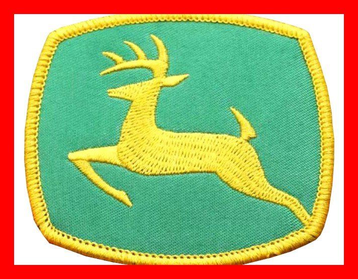 John Deere Toppe: John Deere Aufnäher Badge Patch Traktor Hirsch Bauer Tractor – Nuovo e nell'imballaggio originale da Dättlikon venduto da easythings
