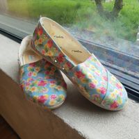 🐸 STOFFSCHUHE / ESPADRILLES 37 RODIA
