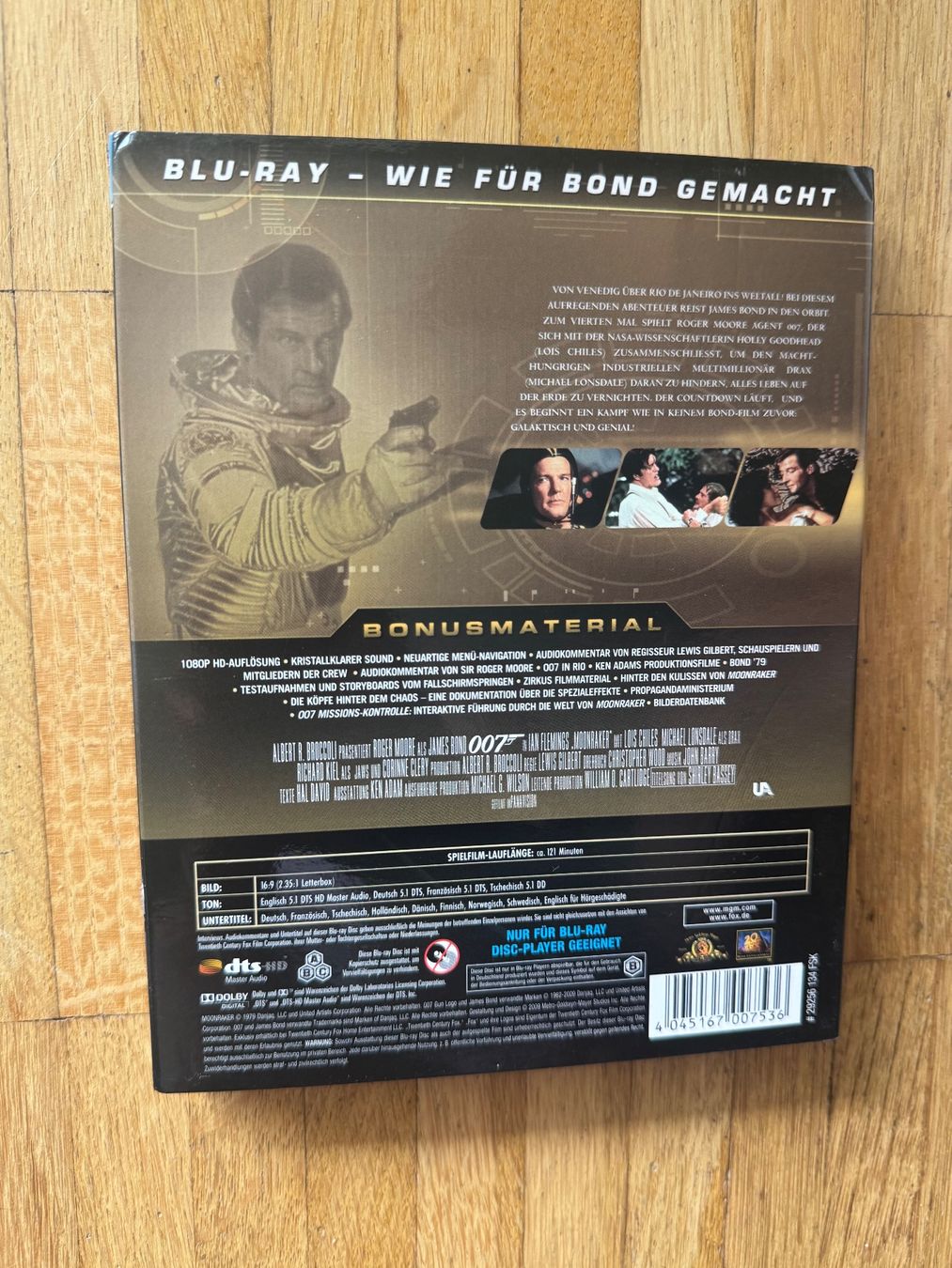 Tutti i DVDs: MOONRAKER. (BLU-RAY) JAMES BOND 007 – Usato da Basel venduto da san_2qlq 1