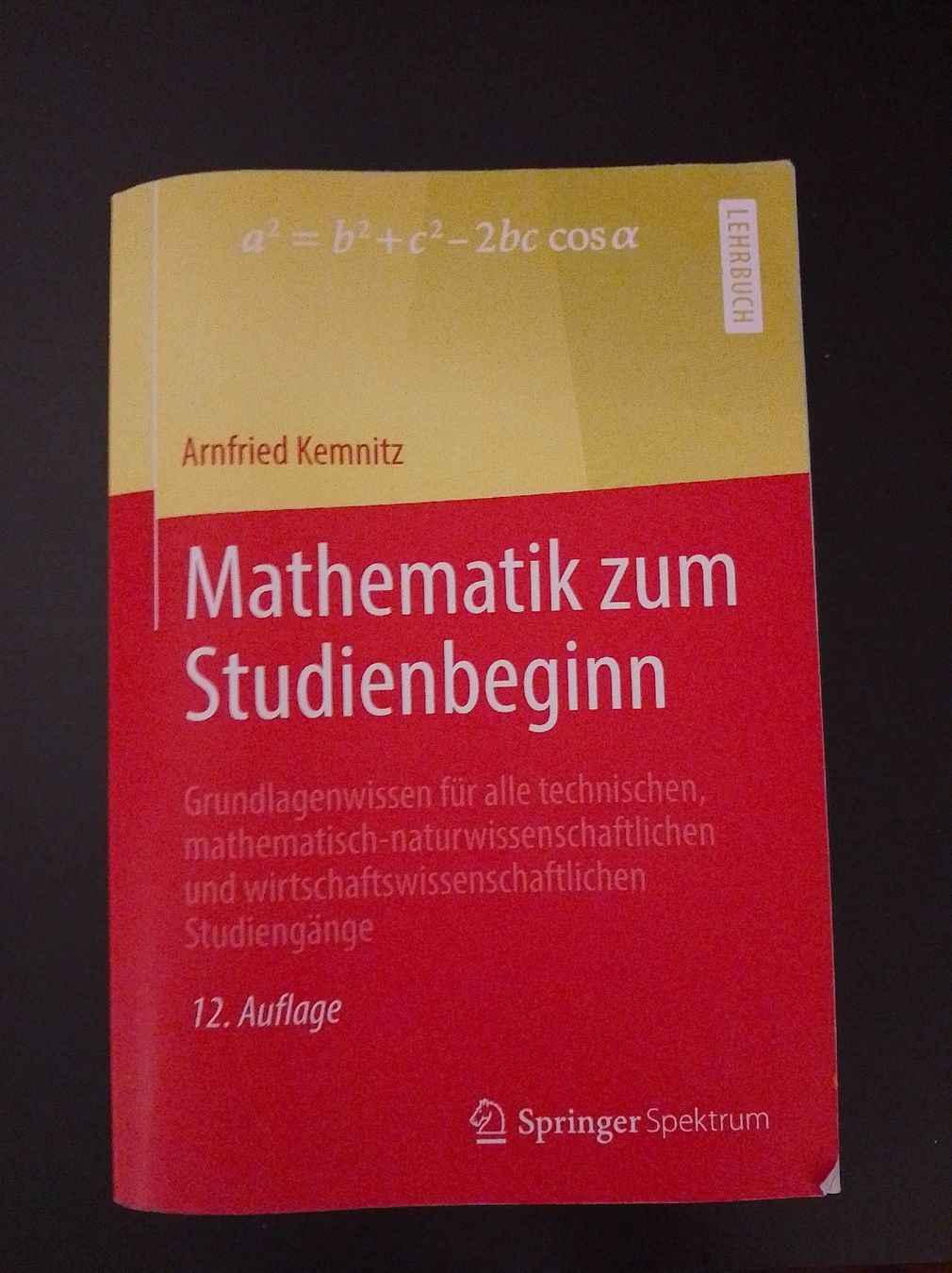 Livres: Mathematik zum Studienbeginn – D'occasion à Aarau Rohr par Sa3445