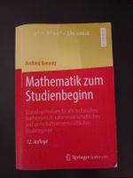 Mathematik zum Studienbeginn