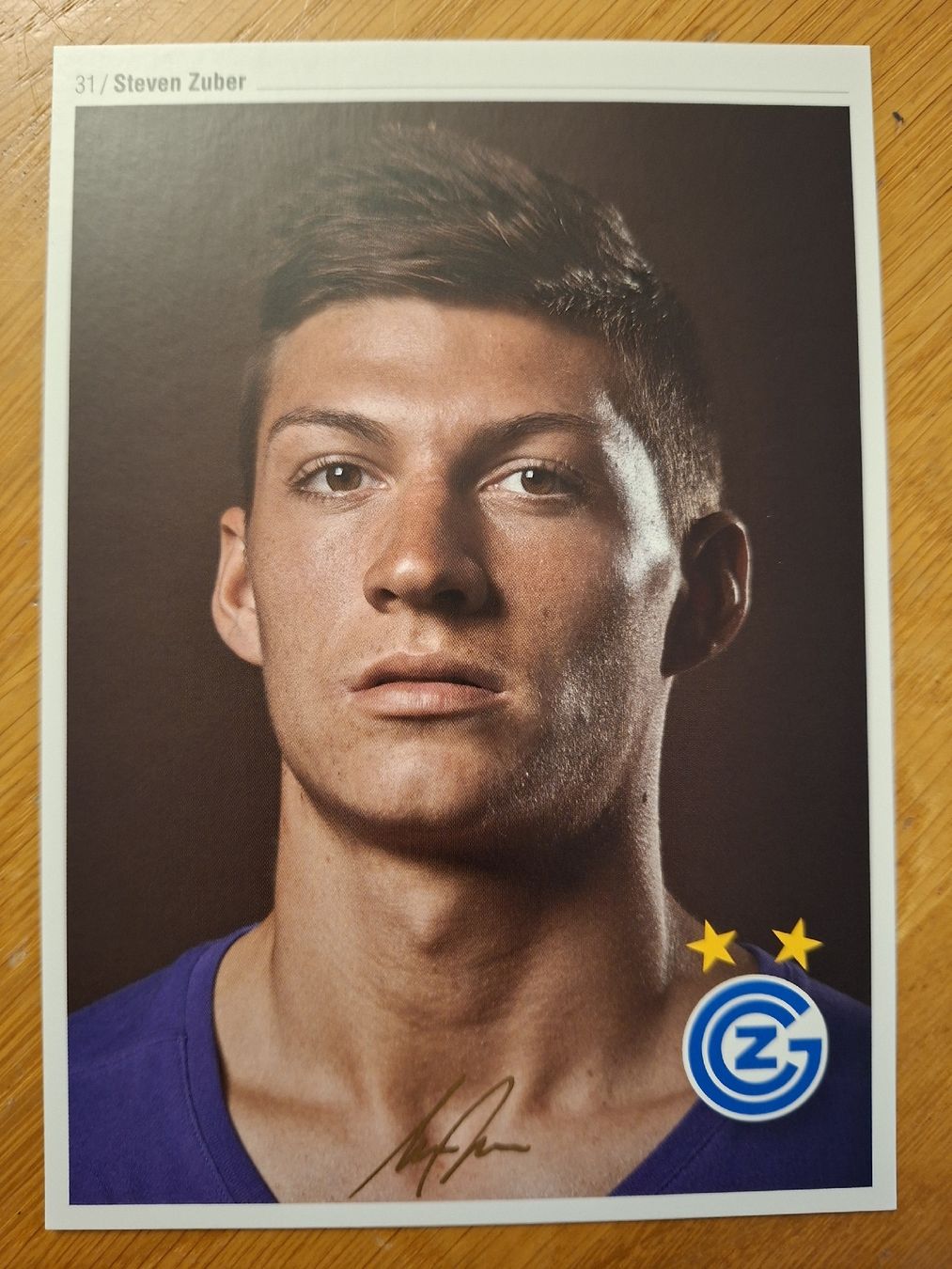 Autografi: Steven Zuber Autogrammkarte GC – Usato da Thun venduto da wuschu